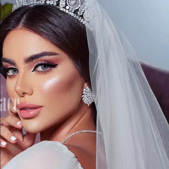 Bridal Tiara brand new silver - Picture 2 of 4